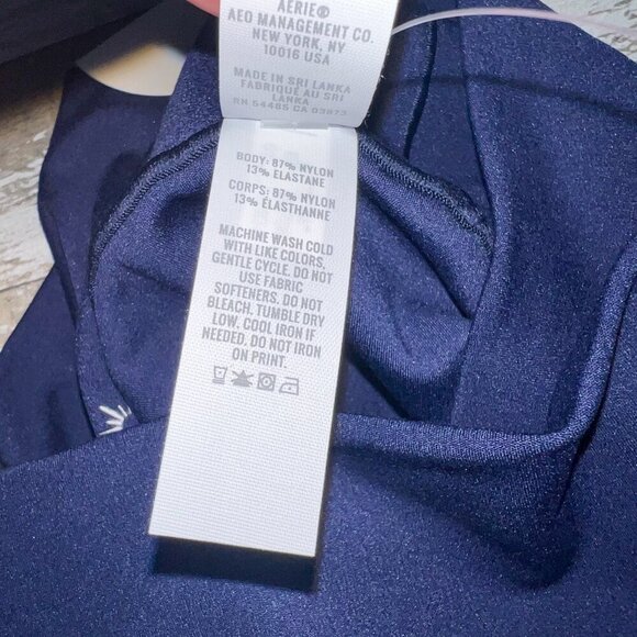 NWT Offline by Aerie Real Me High Waisted Crossover Legging Navy Size S Long - Picture 7 of 9